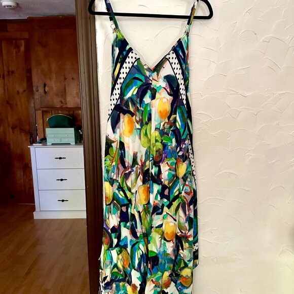 NWOT Simply Art Dolcezza: Orangerie 4 Corners Maxi Dress - Medium - Picture 9 of 15